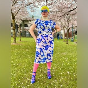 Vintage Flower Summer Dress